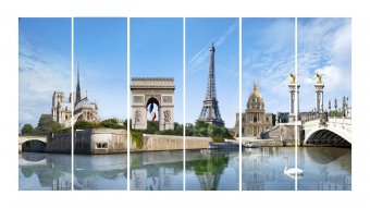 Tablou multicanvas - Simboluri pariziene