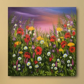 Tablou canvas - Simfonia florilor