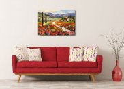 Tablou canvas - Pictura peisaj toscan