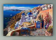 Tablou canvas - Santorini