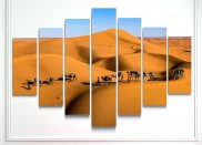 Tablou multicanvas - Caravana in desert
