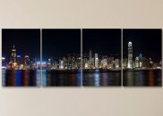 Tablou multicanvas - Nocturna Hong Kong