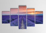 Tablou multicanvas - Paradisul violet