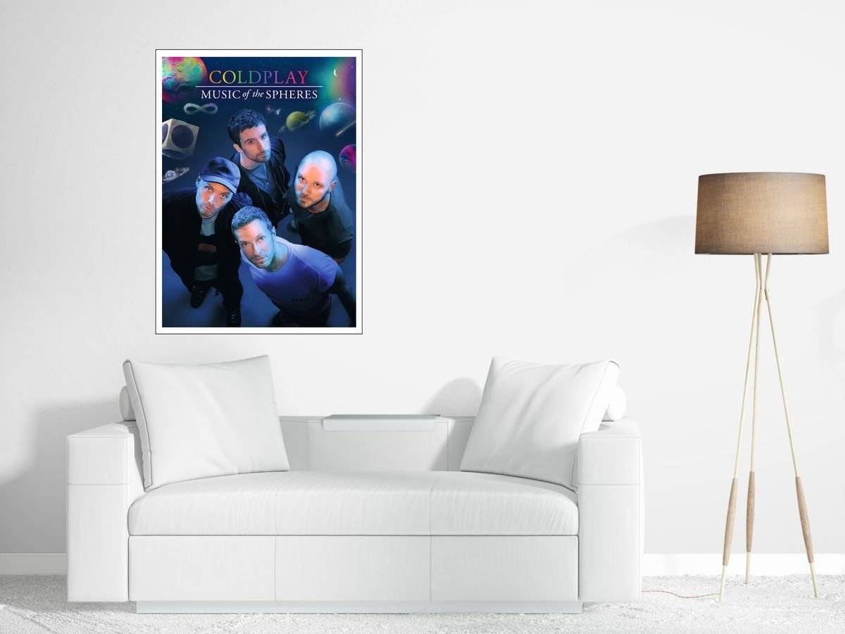 Poster muzica Coldplay turneu 