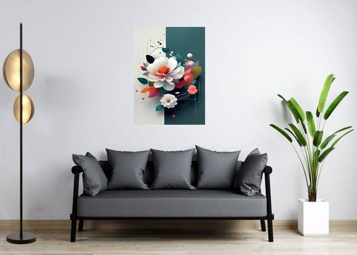 Joc floral - Foto Poster