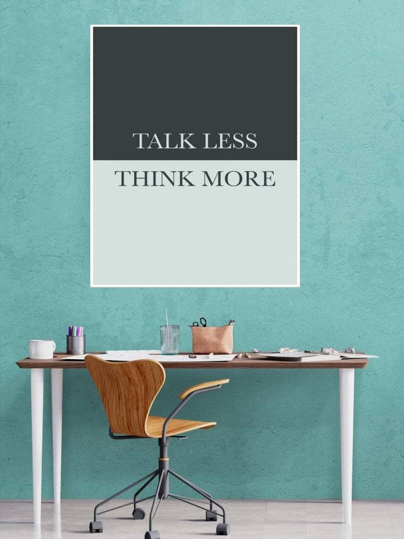 Poster motivational - Despre gandire