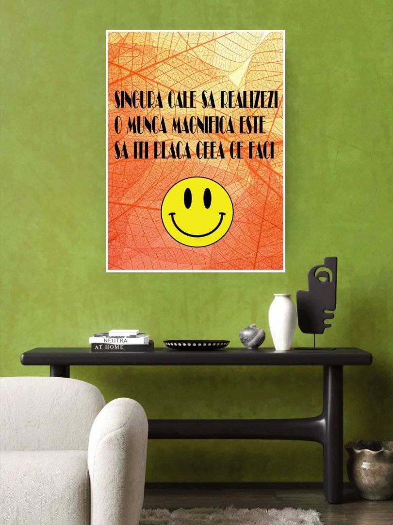 Poster motivational - Despre munca