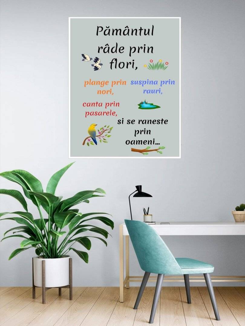 Poster motivational - Despre pamant