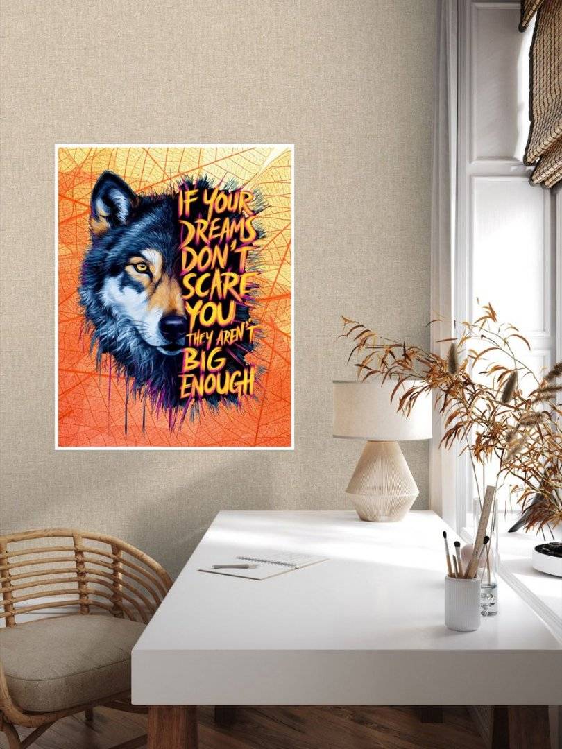 Poster motivational - Despre idealuri