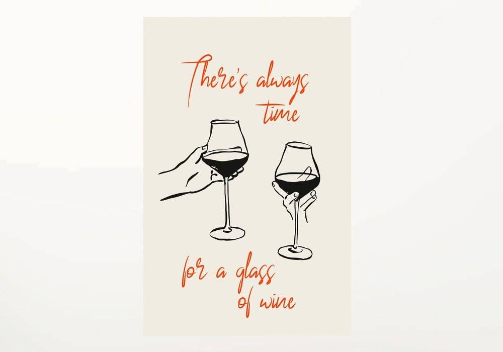 Pahare cu vin - Foto Poster