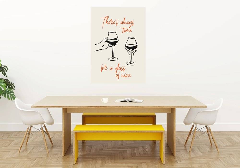 Pahare cu vin - Foto Poster