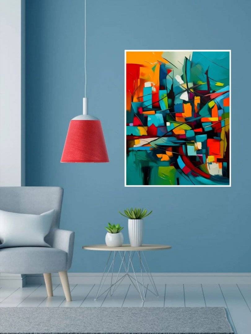 Poster abstract - Emotii cromatice