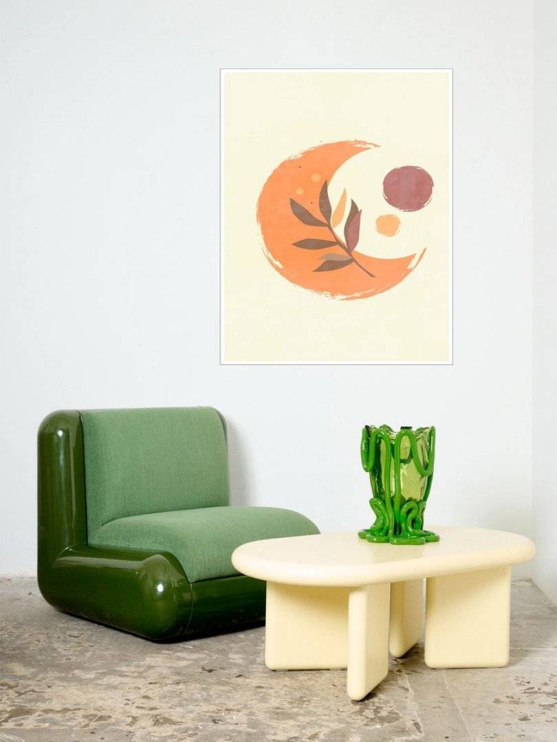 Poster boho art - Faza a lunii