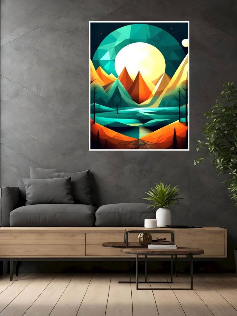 Poster abstract - Peisaj geometric