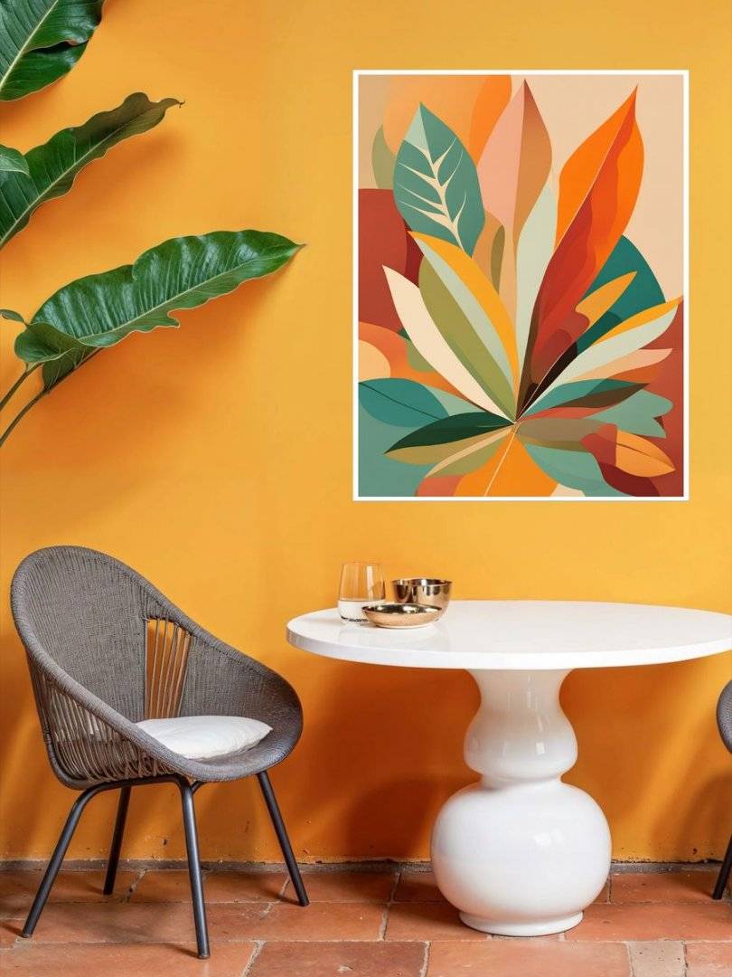 Poster boho art - Snop de frunze