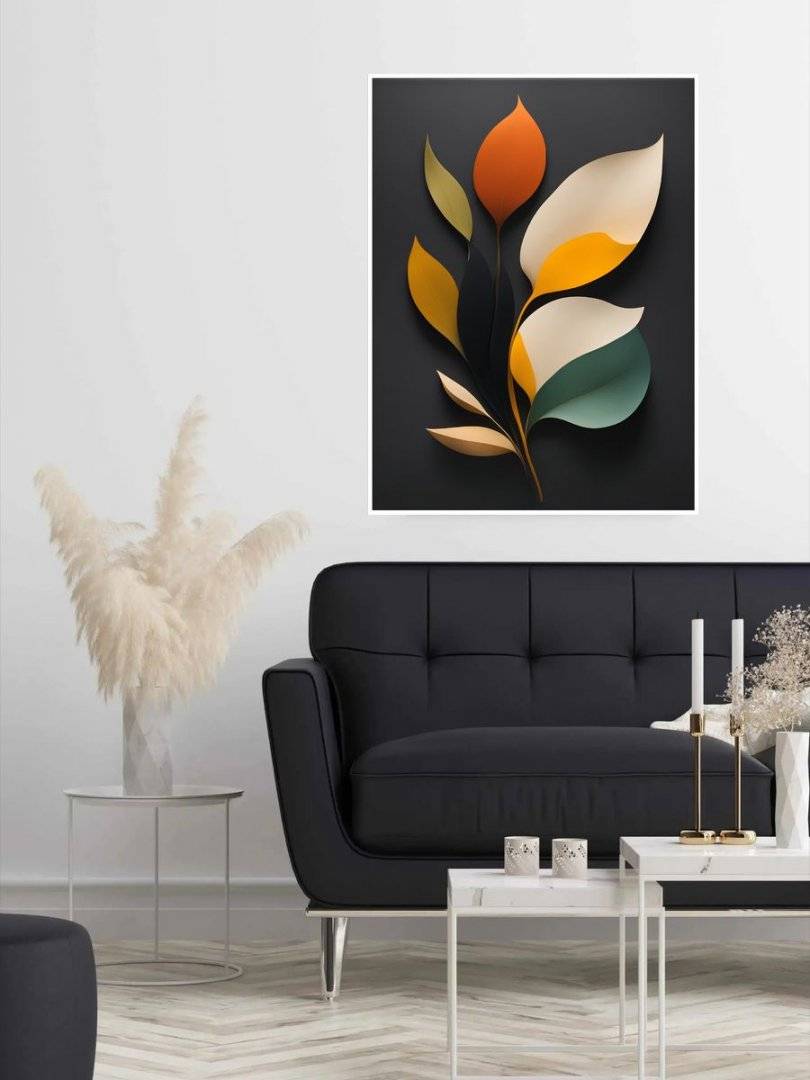 Poster abstract - Viziune frunze