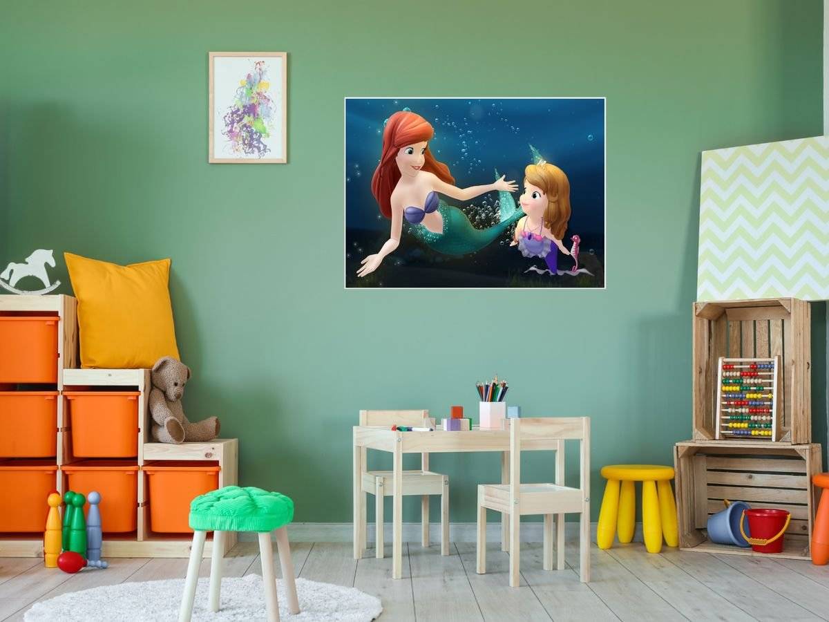  Poster copii Ariel-Mica sirena-foto poster decorativ 