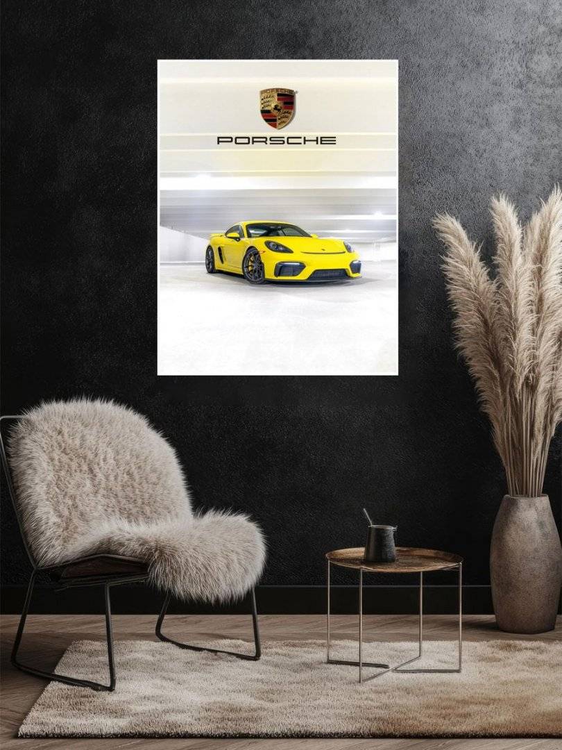 Poster auto - Porsche Caiman GT 4 