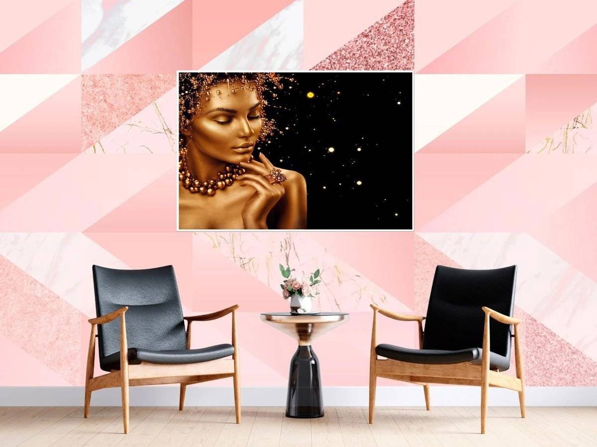 Poster beauty-Fotomodel pictura pe fata 