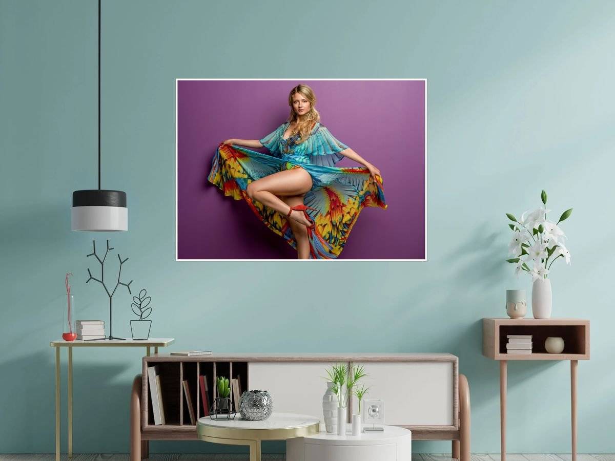 Poster beauty-In rochie de vara