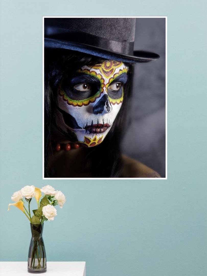 Poster beauty-Machiaj de Halloween