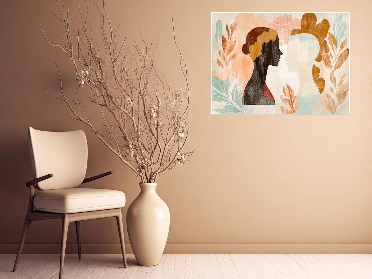 Poster boho art - Siluete indragostiti