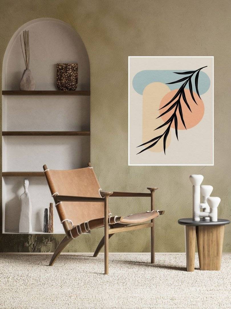 Poster boho art - Ramura salcie