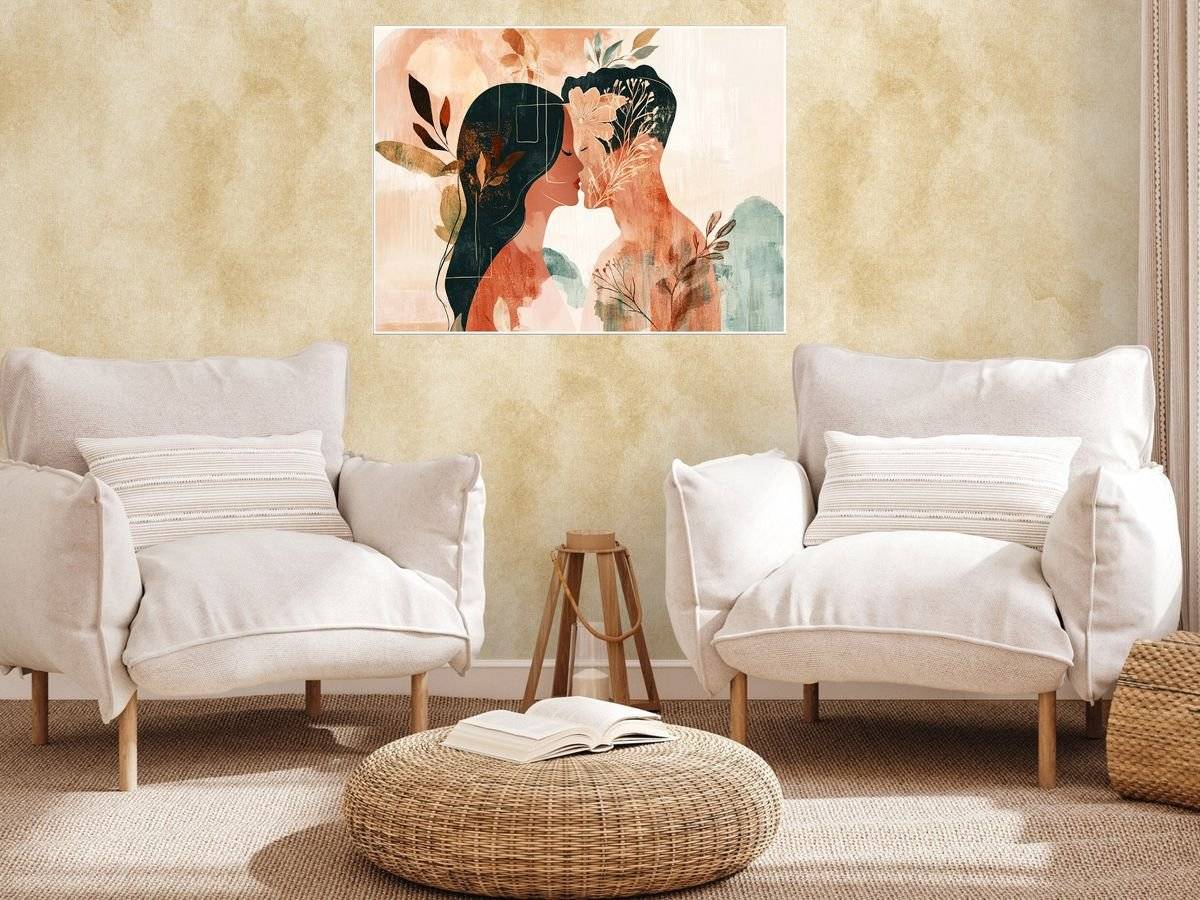 Poster boho art - Sarut