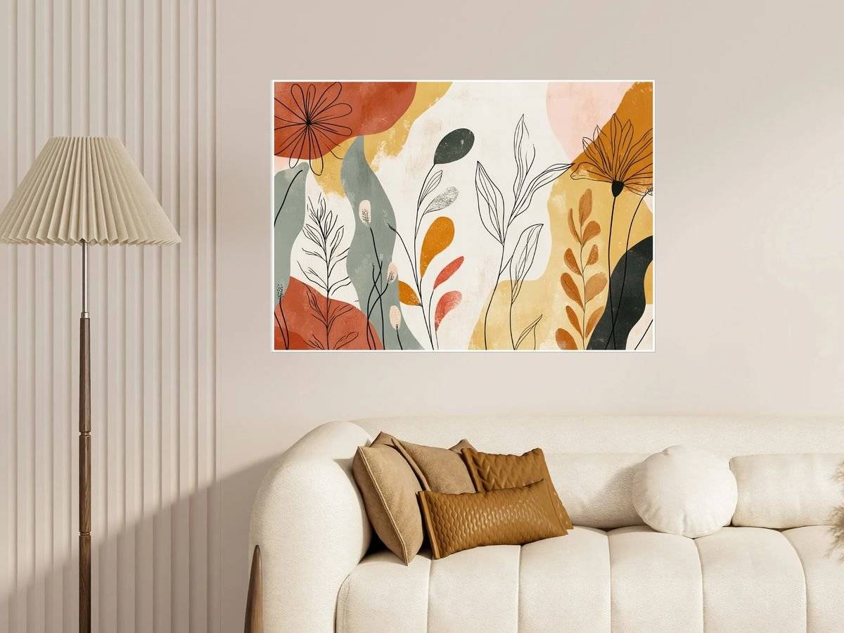 Poster boho art - Vegetatie