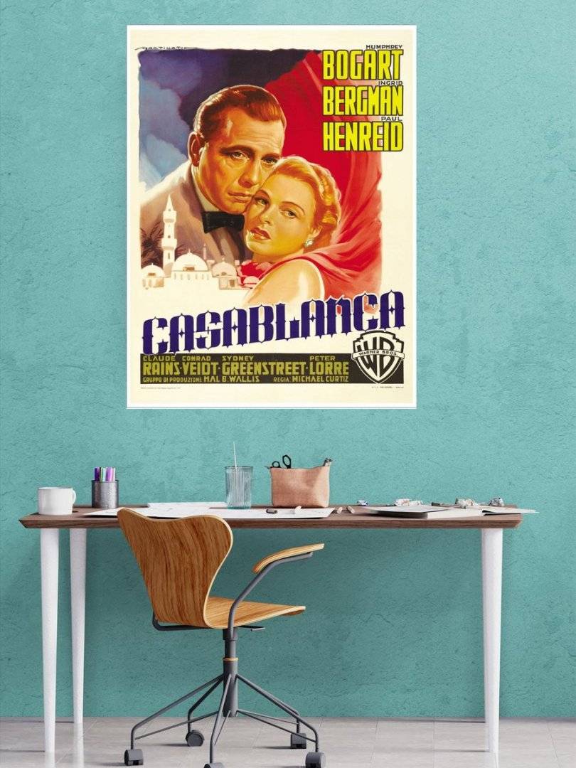 Poster film - Casablanca - foto poster decorativ pentru perete