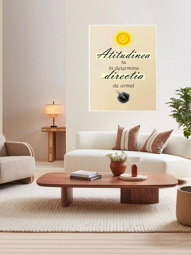 Poster motivational - Atitudine