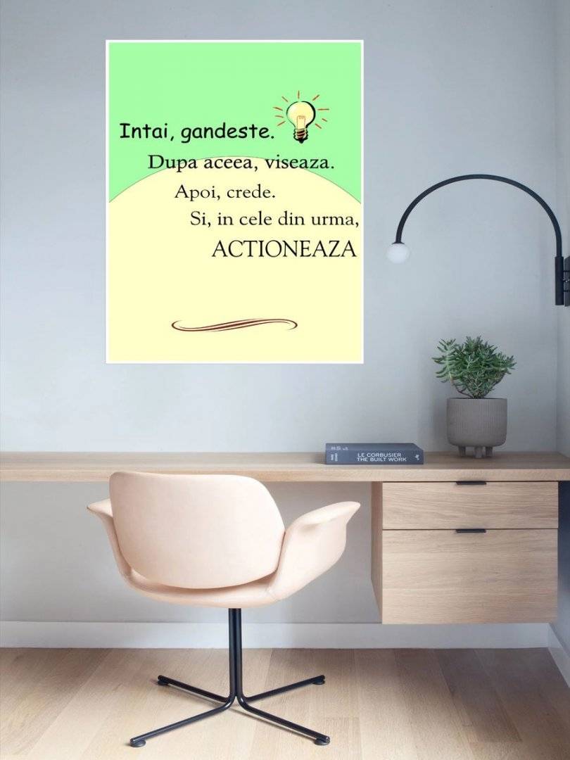 Poster motivational - Despre cumpatare