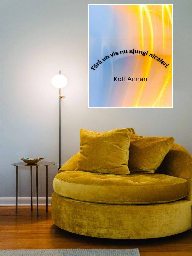 Poster motivational - Despre idealuri