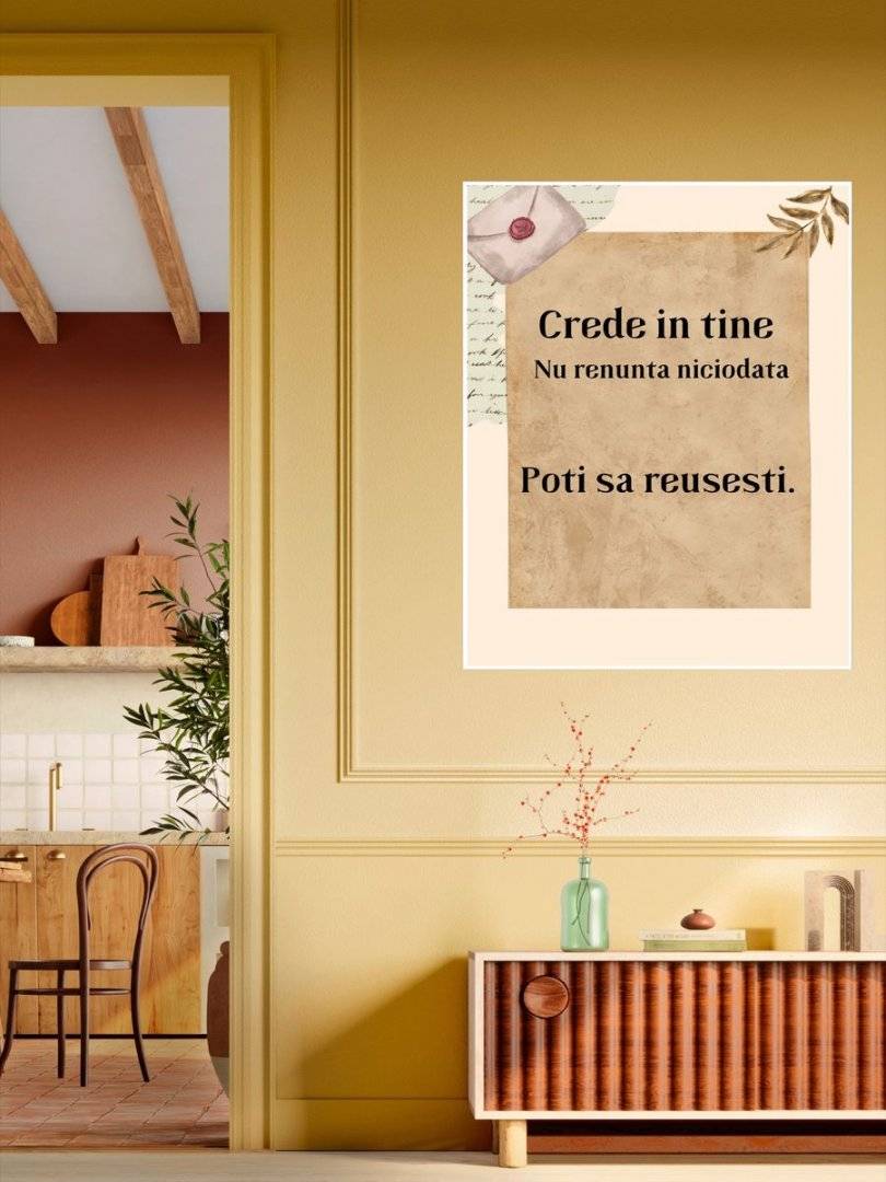 Poster motivational - Despre incredere