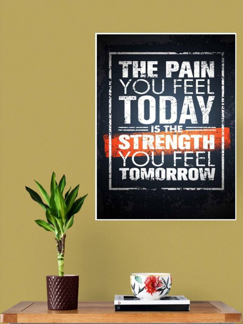 Poster motivational - Despre tenacitate