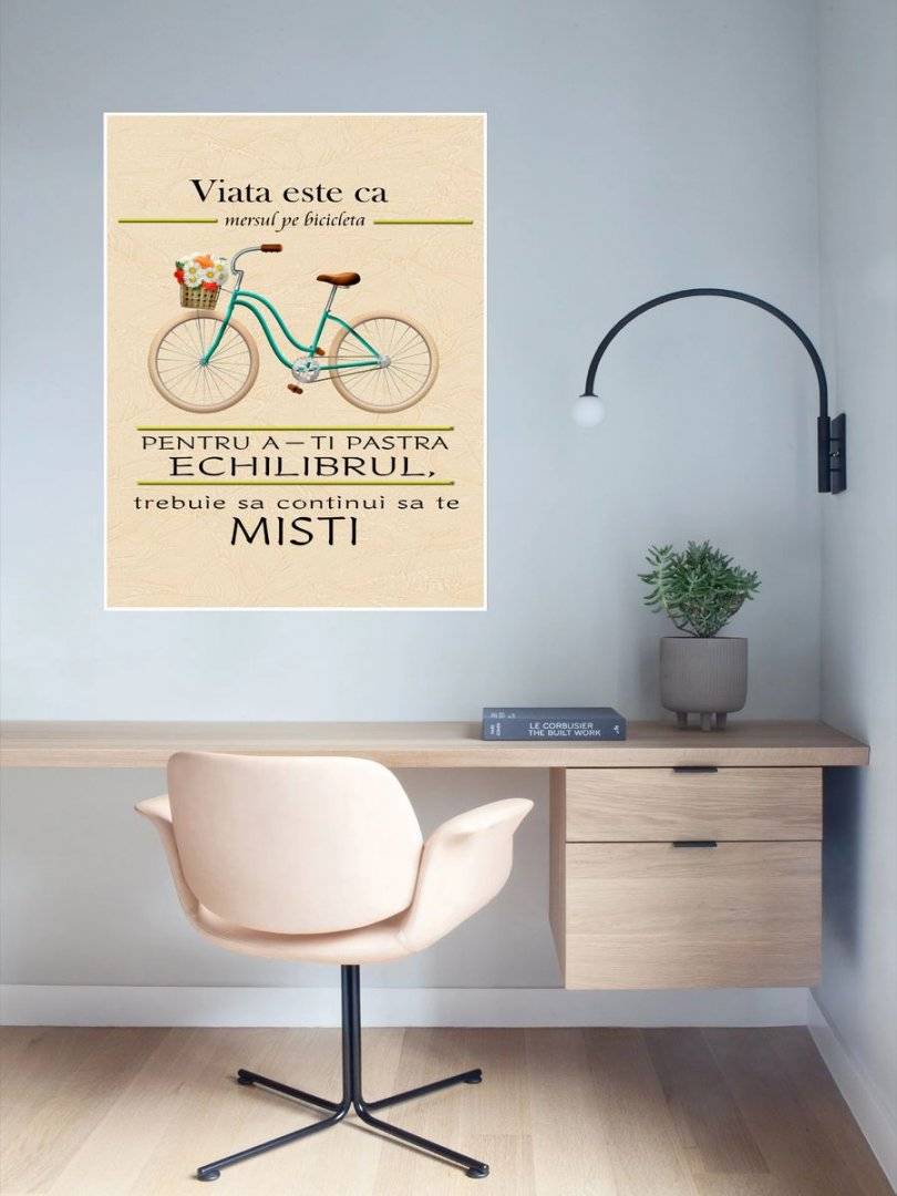 Poster motivational - Despre viata