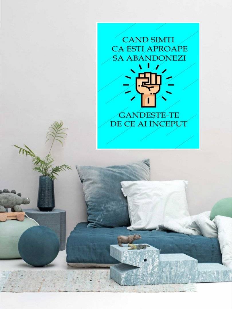 Poster motivational - Fermitate