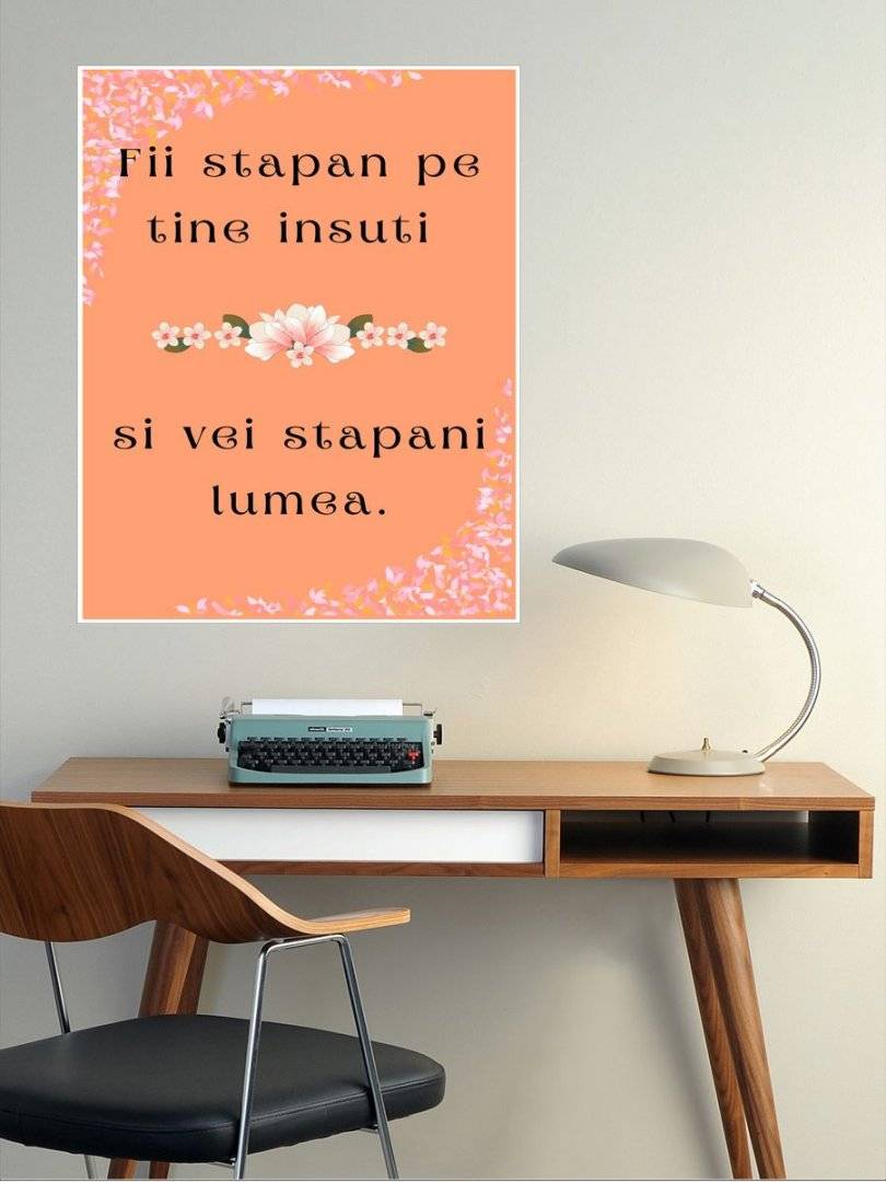 Poster motivational - Autocontrol