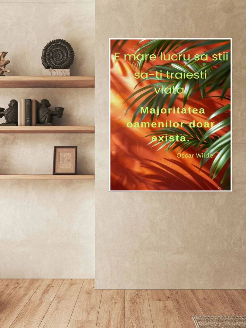 Poster motivational - Bucuria vietii