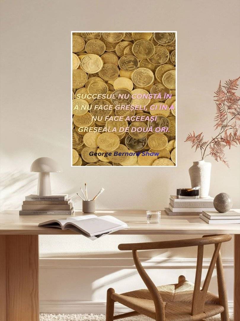 Poster motivational - Succes vs greseli