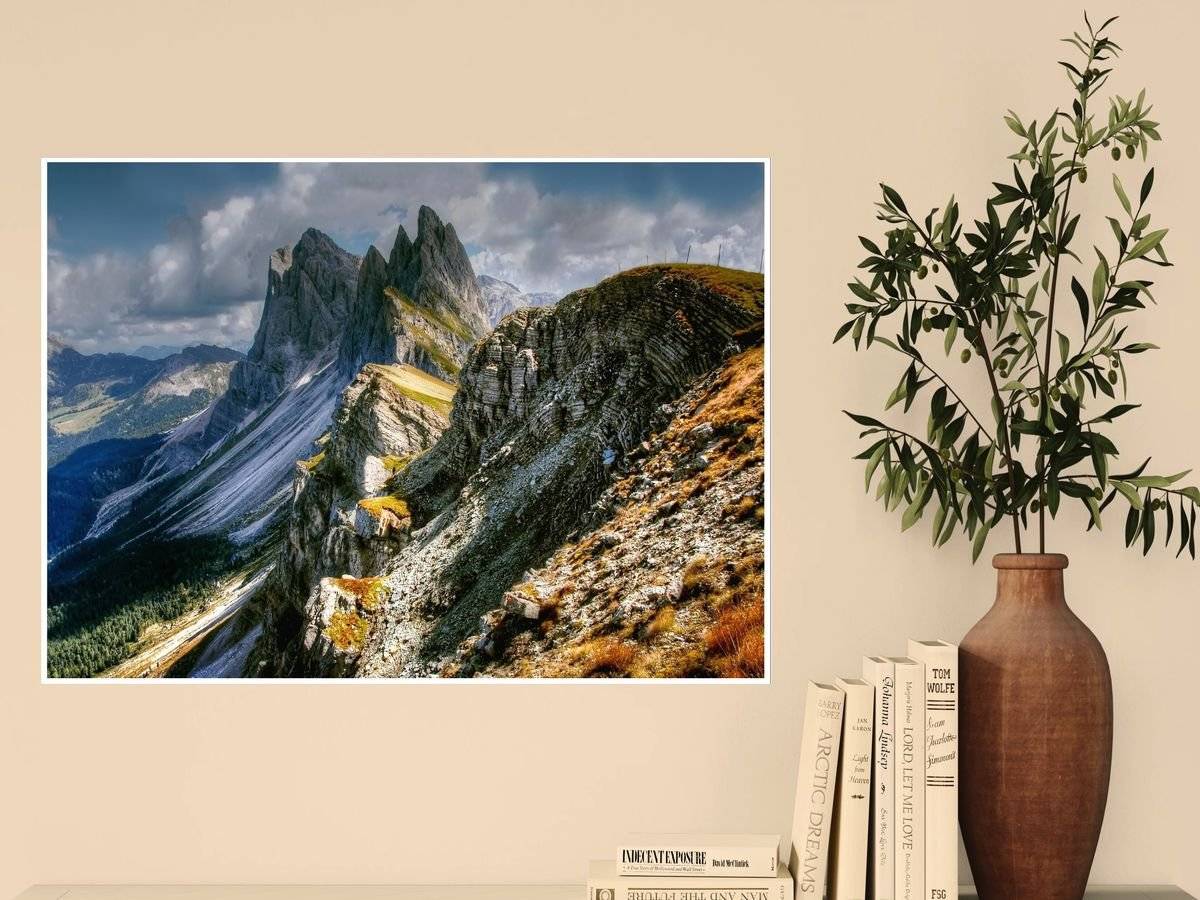 Poster natura - Creste montane