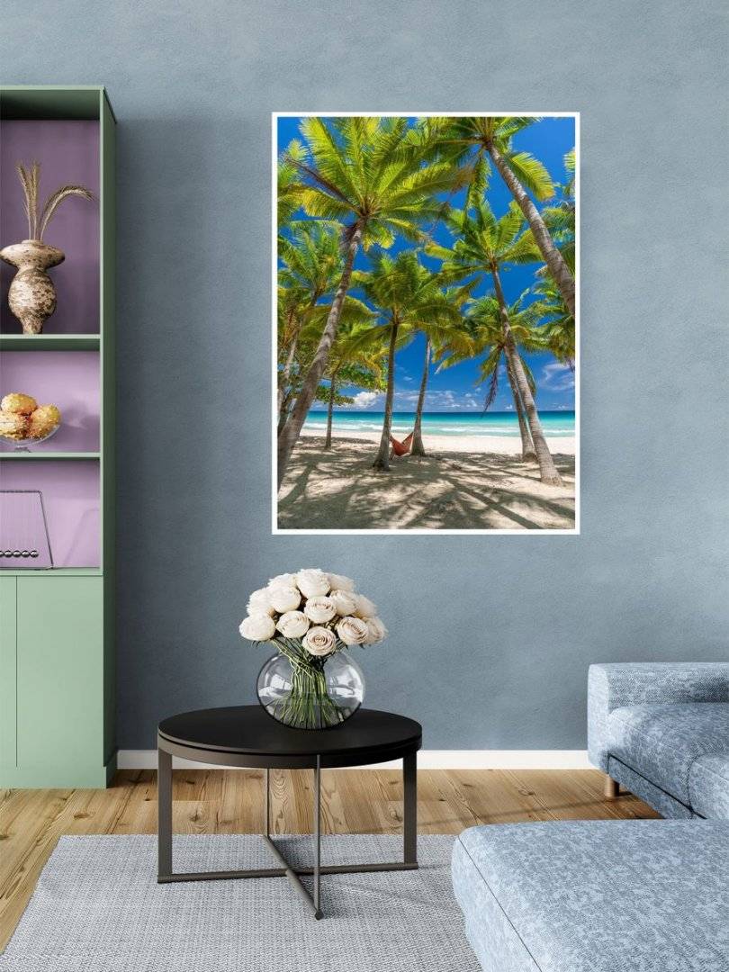 Poster natura - Palmieri la malul oceanului