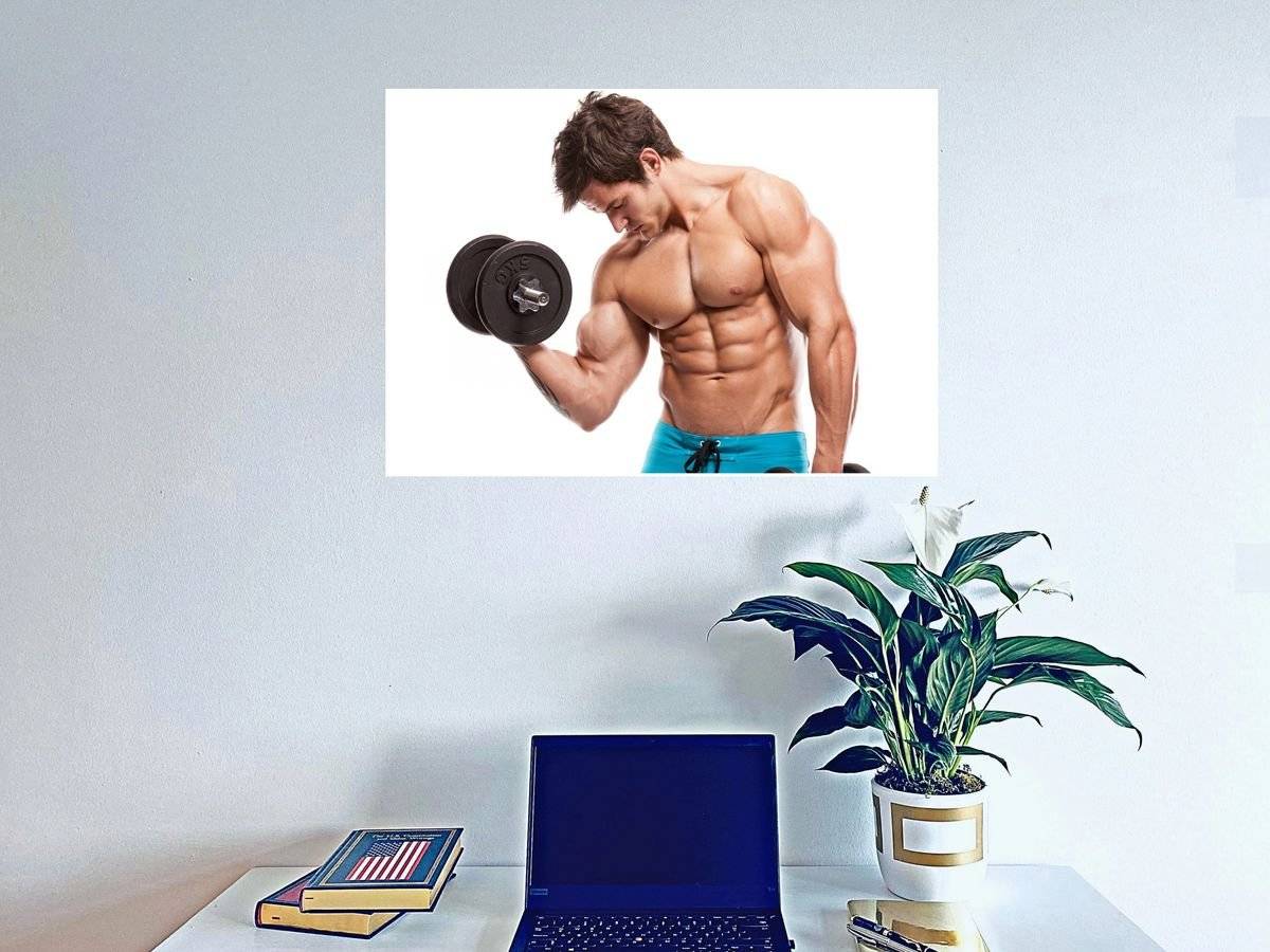 Poster sportiv - Athletic Body - foto poster decorativ pentru perete