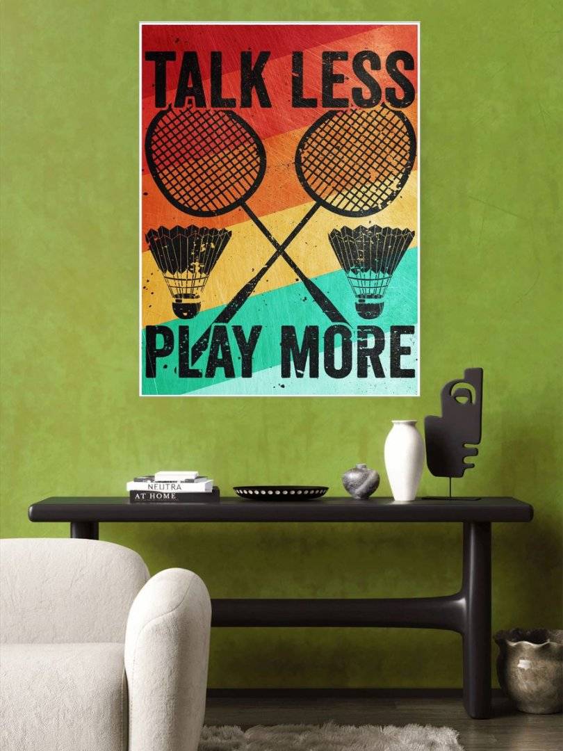 Poster sportiv - Badminton - foto poster decorativ pentru perete