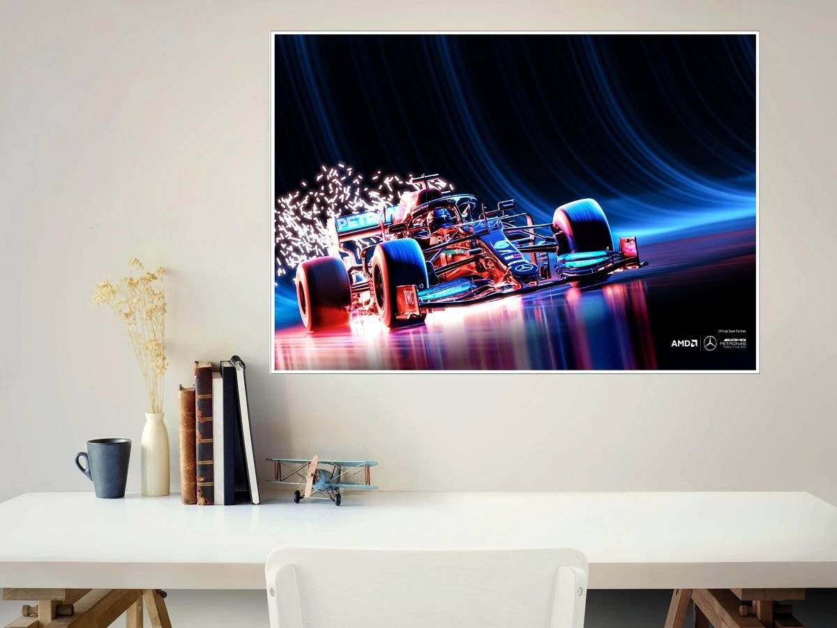  Poster sportiv - Formula 1 monopost -  foto poster decorativ pentru perete