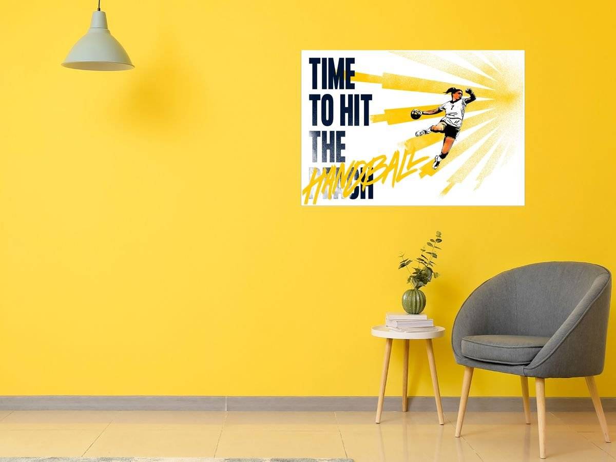 Poster sportiv - Handbal - foto poster decorativ pentru perete