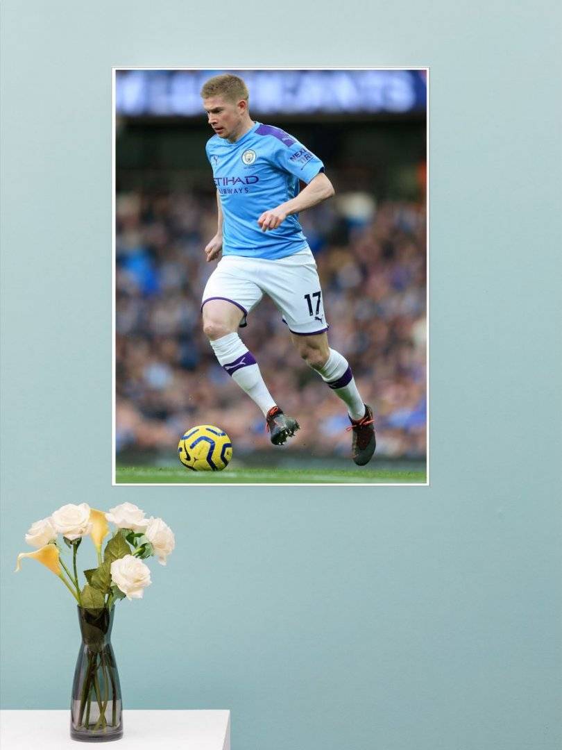 Poster sportiv - Kevin de Bruyne - foto poster decorativ pentru perete
