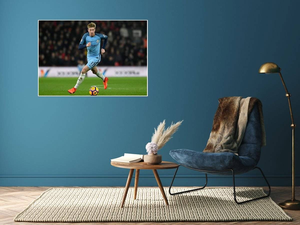 Poster sportiv - Kevin De Bruyne - foto poster decorativ pentru perete