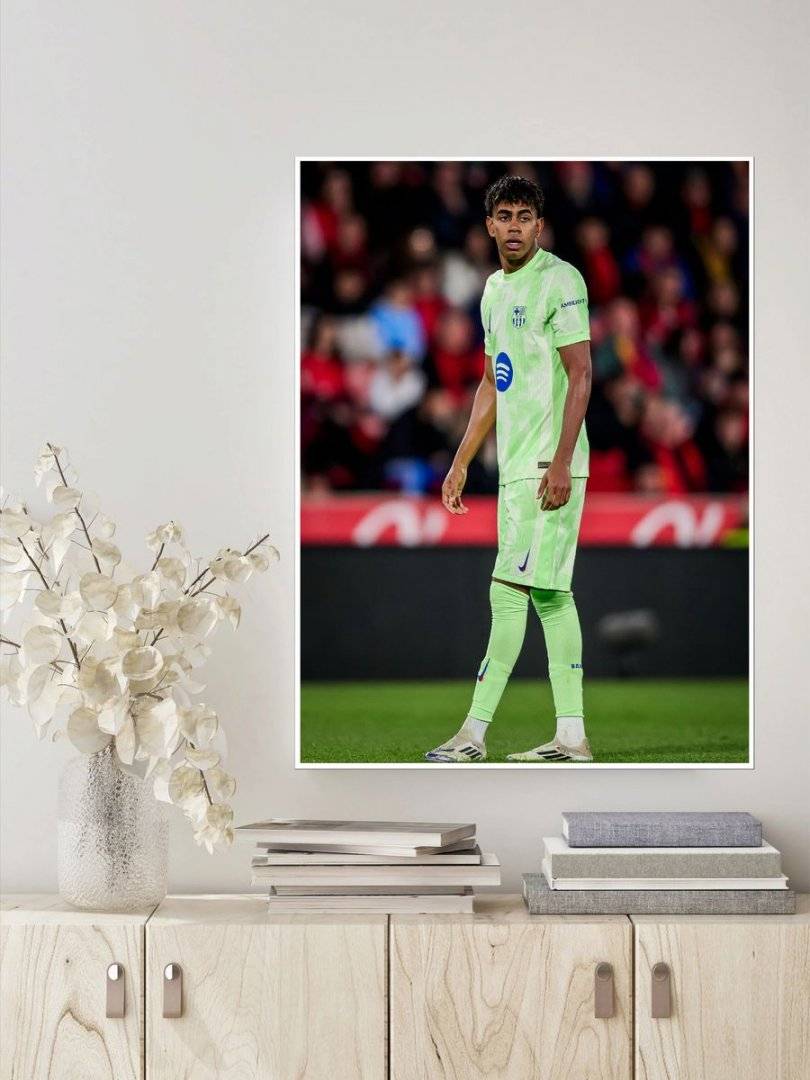 Poster sportiv - Lamine Yamal - foto poster decorativ pentru perete