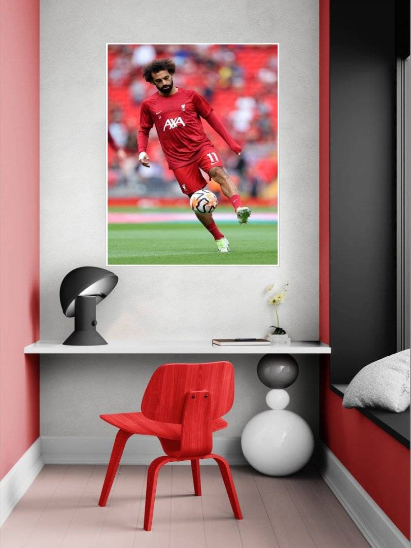 Poster sportiv - Mohamed Salah - foto poster decorativ pentru perete